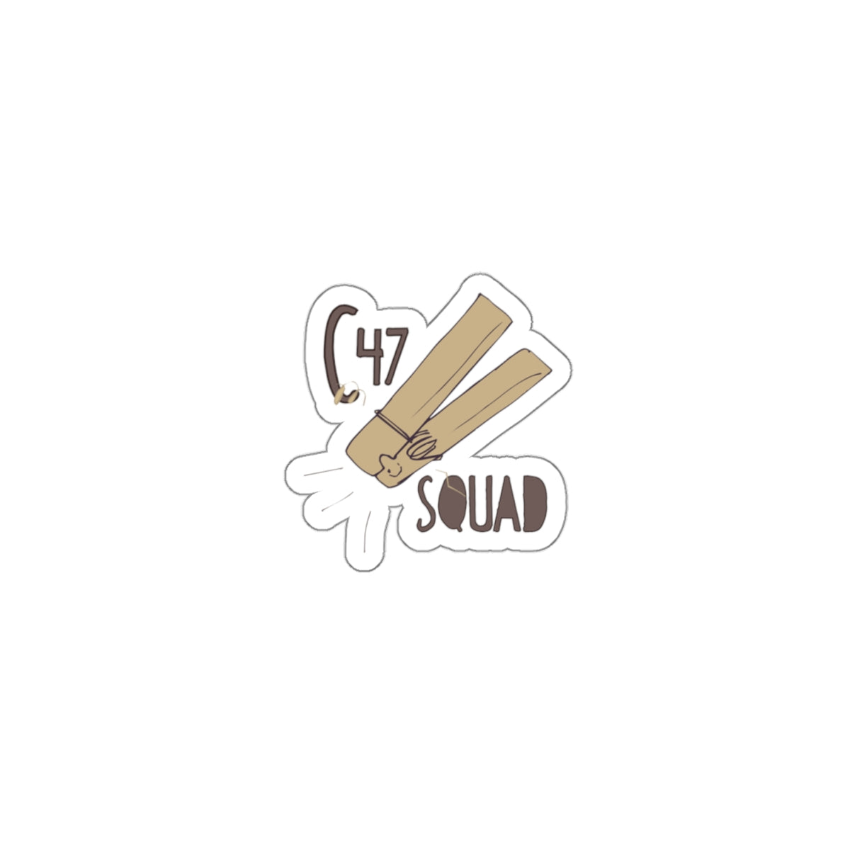 "C47 Squad" Kiss-Cut Sticker