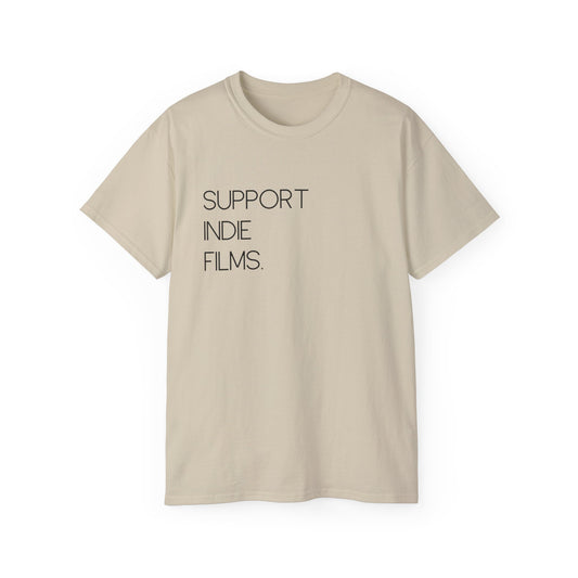 "Support Indie Films" Cotton Tee