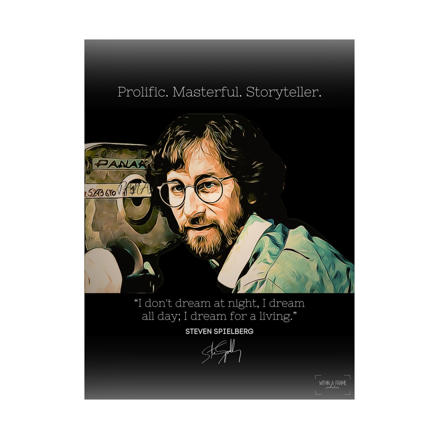 Steven Spielberg Matte Poster