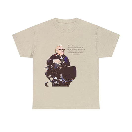 Scorsese Quote Heavy Cotton Tee