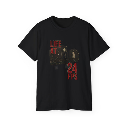 "Life at 24 FPS" Cotton Tee