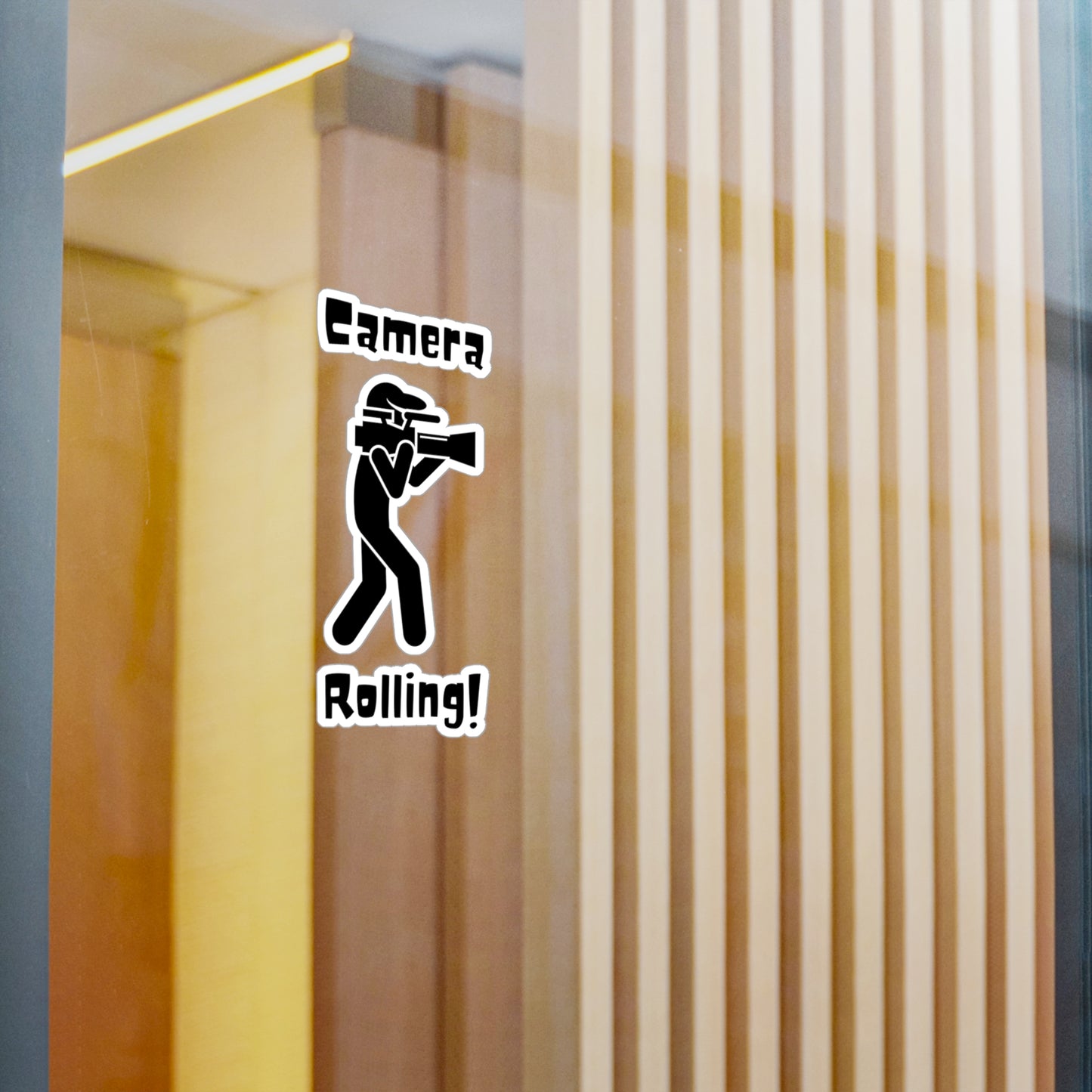 "Camera Rolling!" Vinyl Decals