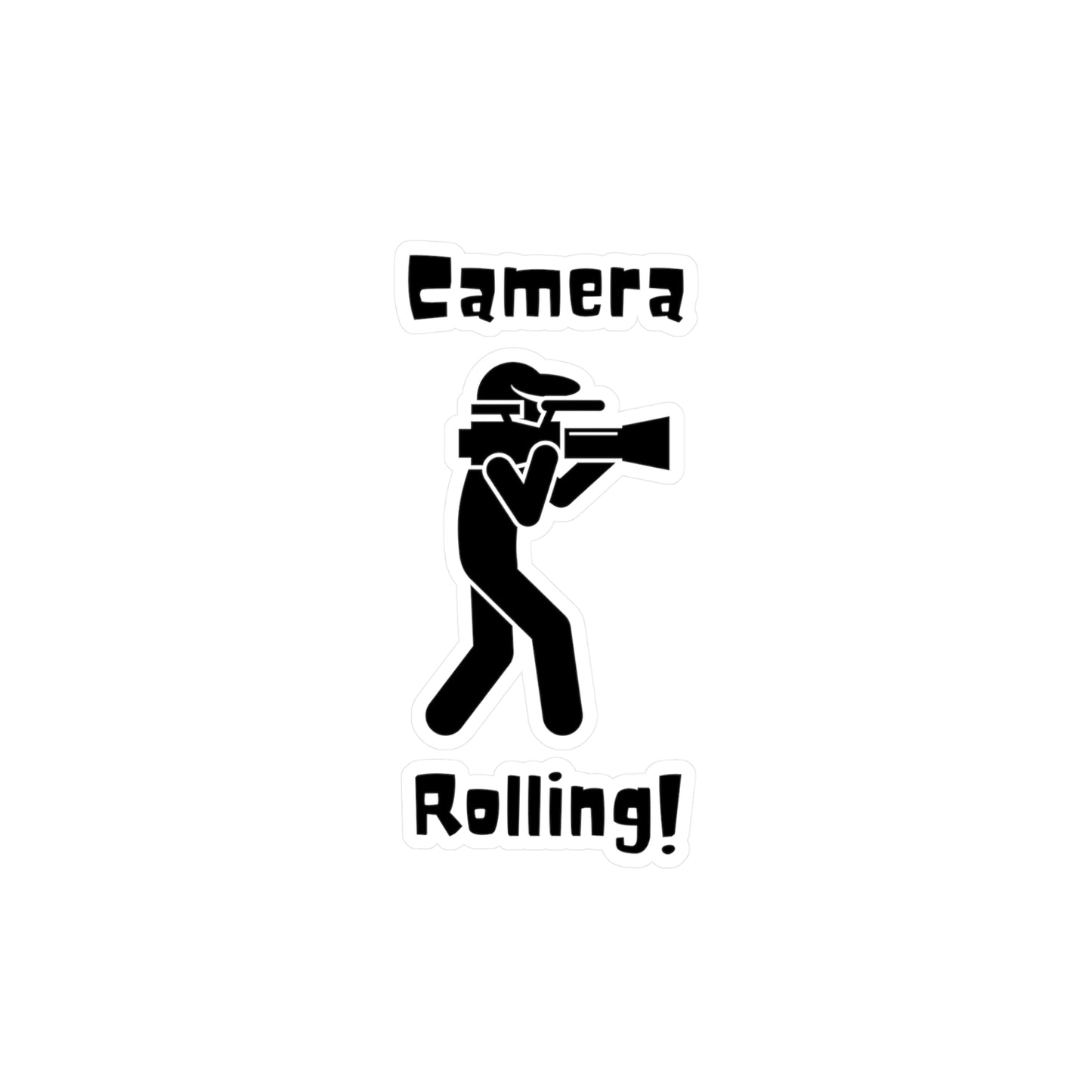 "Camera Rolling!" Vinyl Decals