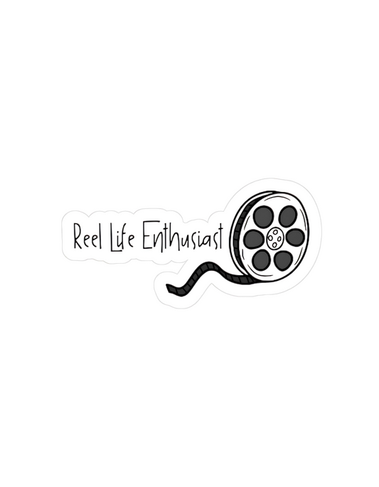 "Reel Life Enthusiast" Vinyl Decal